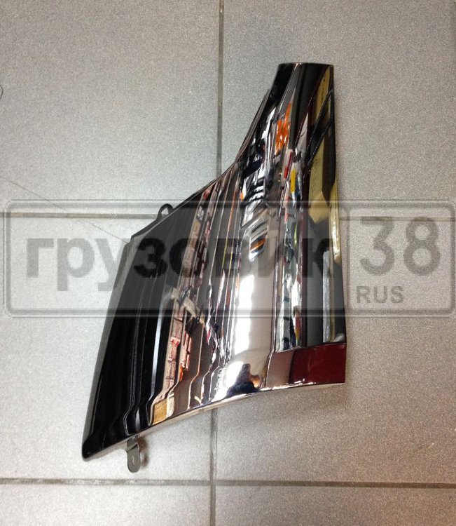 Щека металлическая, хромированная LH, Mitsubishi Canter 03-